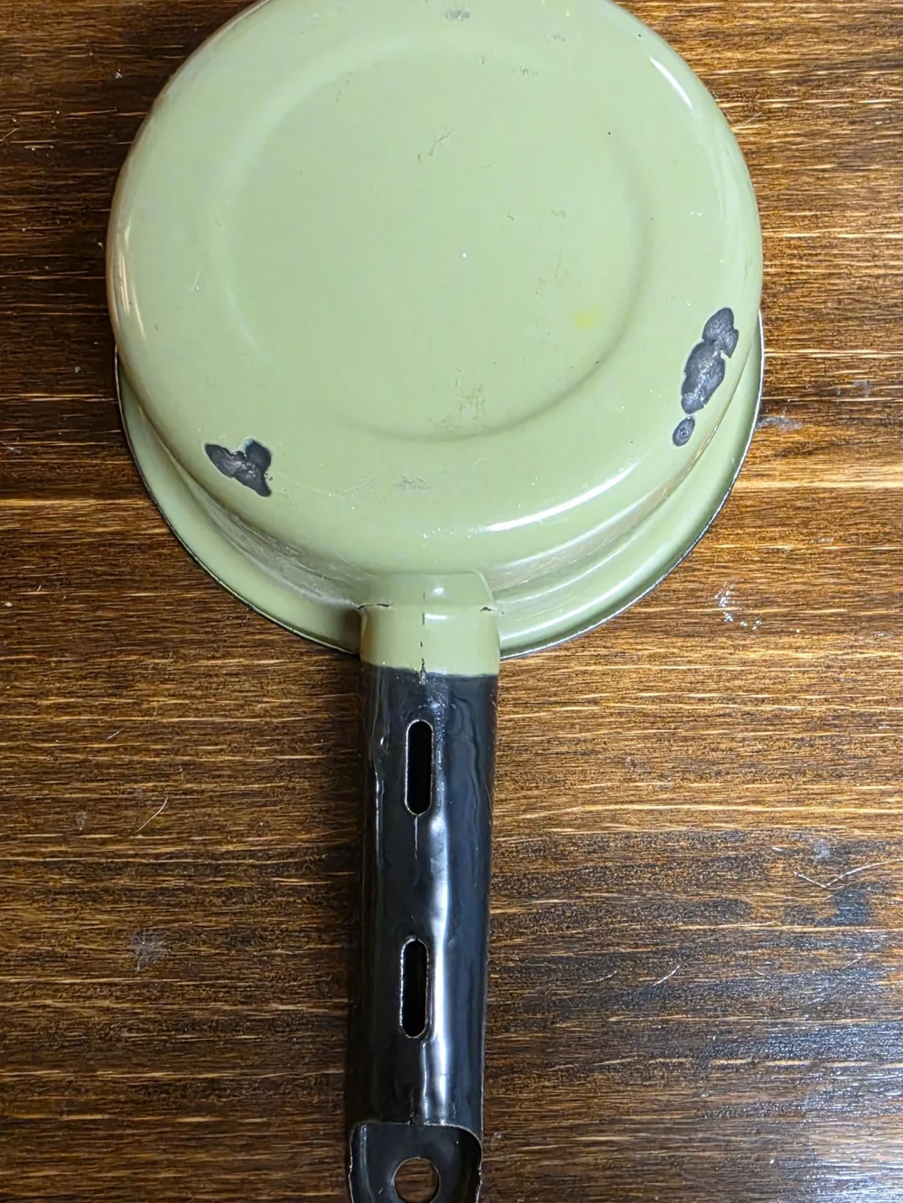 Enamel Saucepan - Green, White & Orange/Yellow Bundle